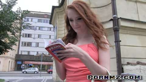 PublicAgent – Redhead Gets A Full Creampie In A Parking Garage