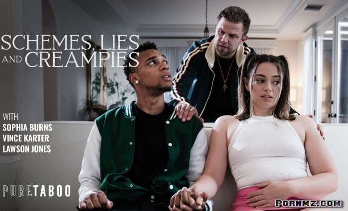 [PureTaboo] Sophia Burns – Schemes Lies And Creampies